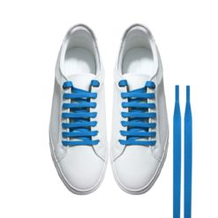 Cordones Zapatillas Azul Planos