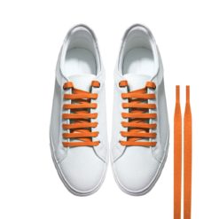 Cordones Zapatillas Naranja Planos