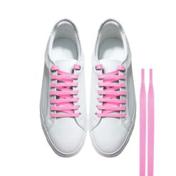 Cordones Zapatillas Rosa Planos