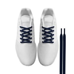 Cordones Zapatillas Sport Azul Marino Planos