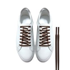 Cordones Zapatillas Marron Redondos