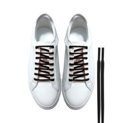 Cordones Zapatillas Negro Redondos
