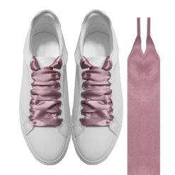 Cordones Raso Rosa Anchos
