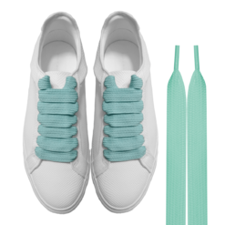 Cordones Super Anchos Menta XL