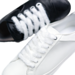 Cordones Pelo Largo Blanco - Imagen 5