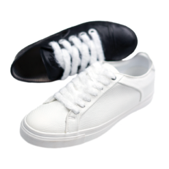 Cordones Pelo Largo Blanco - Imagen 3