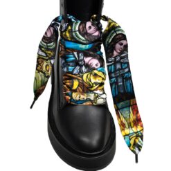Cordones Planos Estampados Raso Angeles - Imagen 10