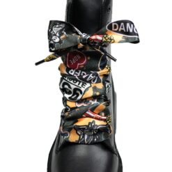 Cordones Planos  Estampados Raso Danger - Imagen 3