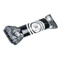 Cordones Planos Estampados Raso Flores Negras - Imagen 13