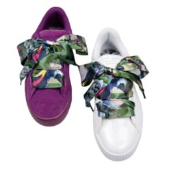 Cordones Planos Estampados Raso Pajaros - Imagen 7