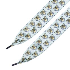 Cordones Planos Estampados Raso Tigres - Imagen 2