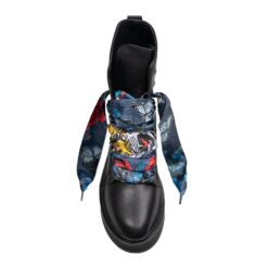 Cordones Planos Estampados Raso Tigres y Mariposas - Imagen 3